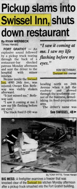 Swissel Inn - Jul 2004 Truck Crash Pt 1 (newer photo)